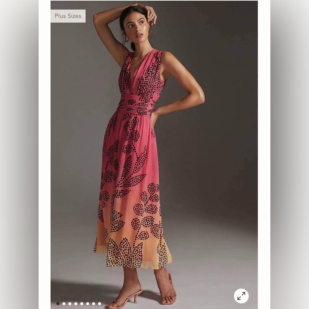 NWT Anthropologie Verb by Pallavi Singhee maxi dress size Xxs runs large